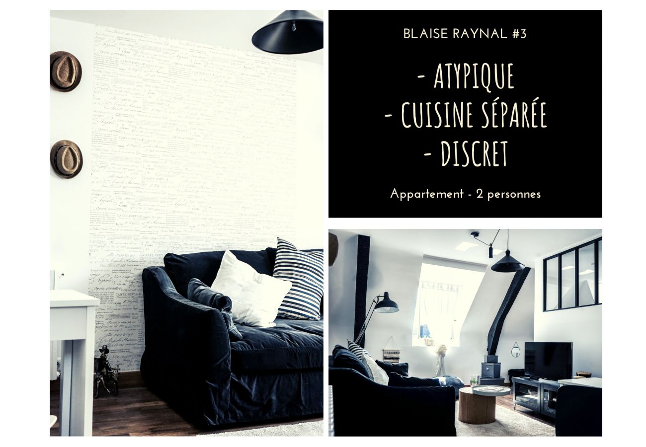 Appartement à Brive-la-Gaillarde - BLAISE RAYNAL #3 - Cachette d'artistes - 1 chambre